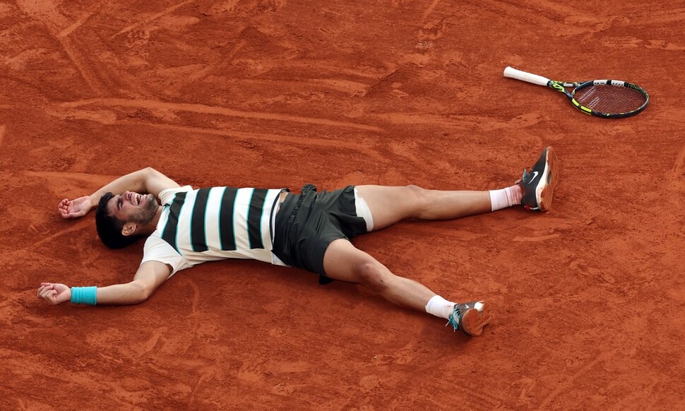 5시간29분 혈투…알카라스, 프랑스오픈 2연패