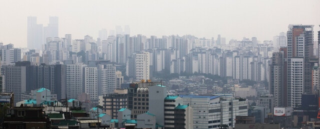 27일 서울 시내 아파트. 연합뉴스