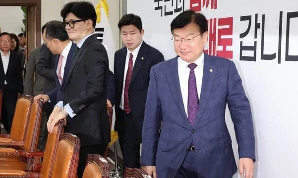 두 달 ‘임시직’도 친윤 일색…국힘 사무총장 정점식, 정책위의장 김정재