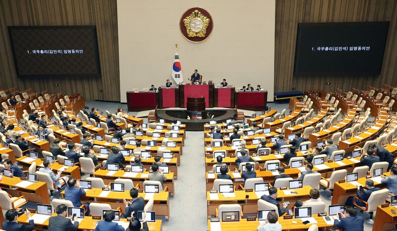 김민석 총리 인준안·상법개정안 국회 통과