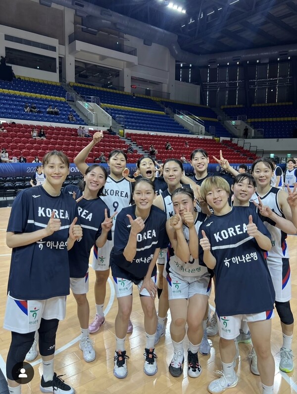 존스컵 치른 여자농구 대표팀, 13~20일 FIBA 아시아컵 출전