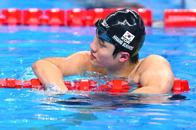 <b>황선우</b>, <b>자유형</b> 100m <b>결승</b>행 실패…8월1일 계영 800m 출전