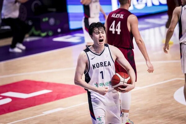 <b>이현중</b>·유기상 앞세운 한국 <b>농구</b>, 아시아컵 조별리그 카타르전 승리