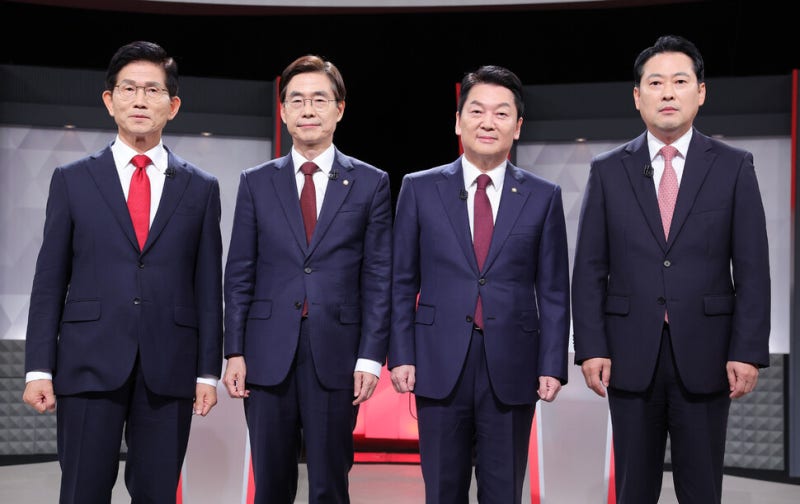 조경태 “합치자” 구애했지만…안철수 “단일화 안 해도 내가 승리”