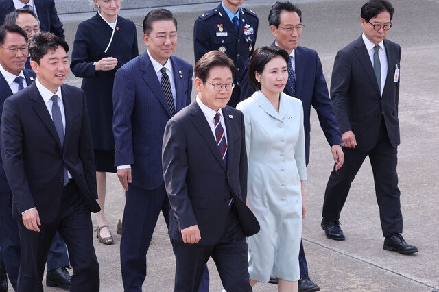이 대통령, 한미 정상회담 다음날 필라델피아 한화 조선소 방문