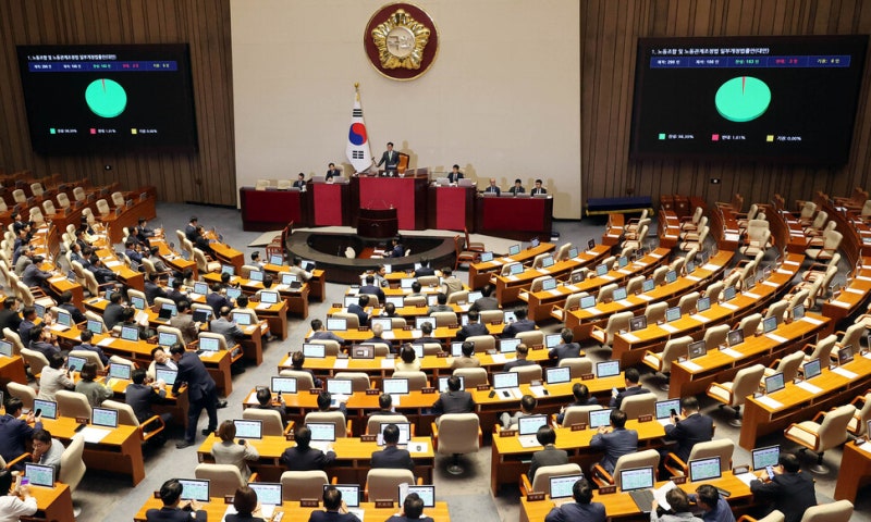 [속보] <b>노란봉투법</b>, <b>국회</b> 본회의 <b>통과</b>