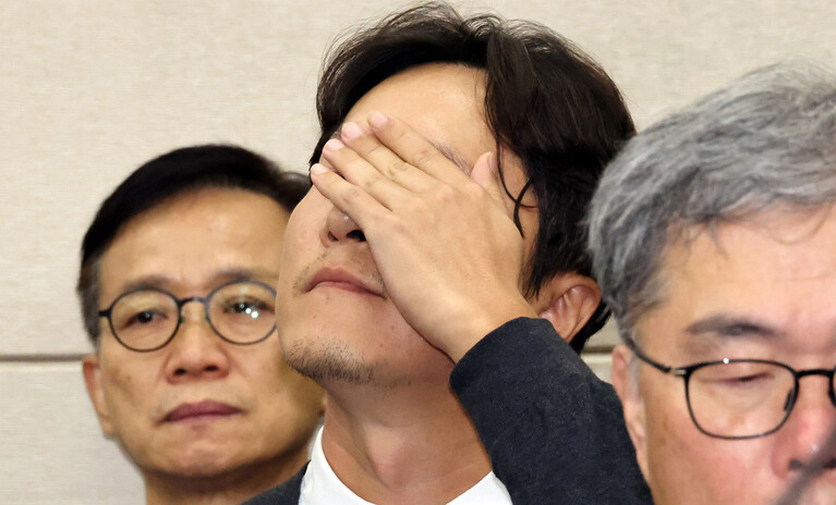 양재웅 부천 W진병원 장이 지난해 10월23일 오후 국회 보건복지위 국감에 출석해 있다. 김경호 선임기자 jijae@hani.co.kr