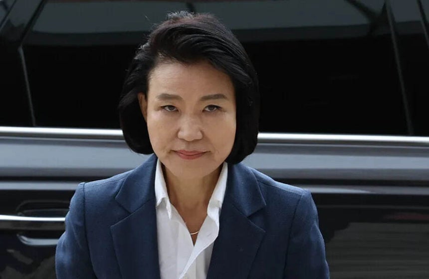 이진숙 방송통신위원장이 지난해 7월31일 오전 정부과천청사 방통위 청사로 출근하고 있다. 연합뉴스