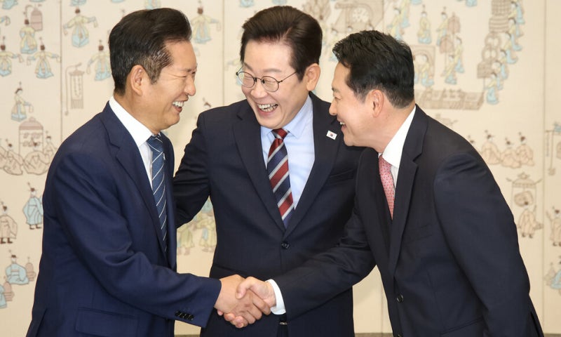 장동혁 제안, 이 대통령·정청래 수용…‘민생경제협의체’ 합의