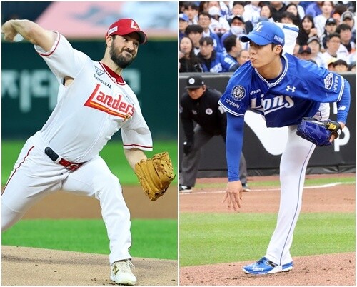 에이스 맞대결, SSG 앤더슨 vs 삼성 원태인…100% 확률은 어디로