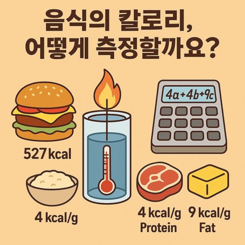 음식의 칼로리, 어떻게 측정할까요?