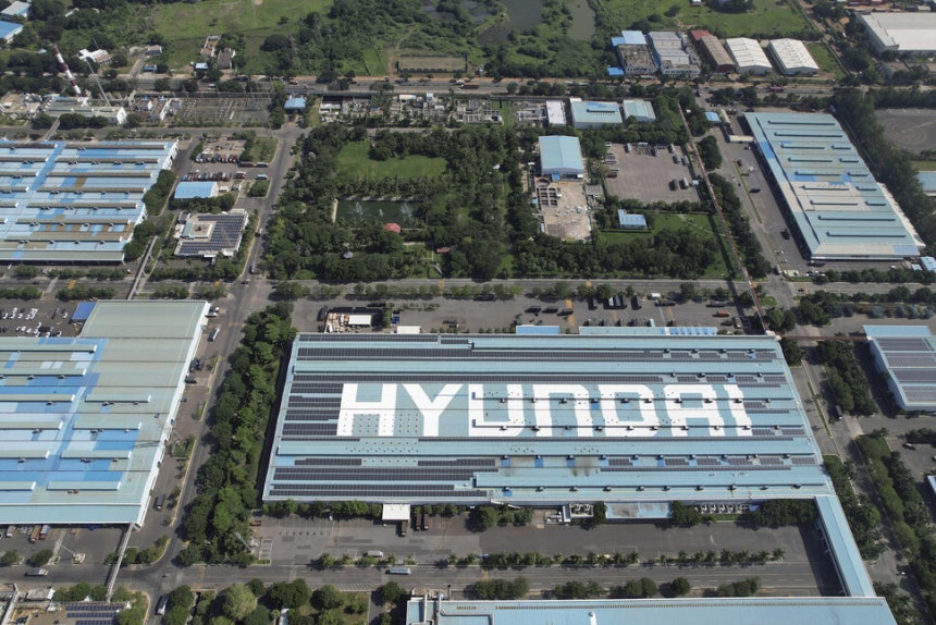 인도 첸나이 현대차 공장. 현대차 제공