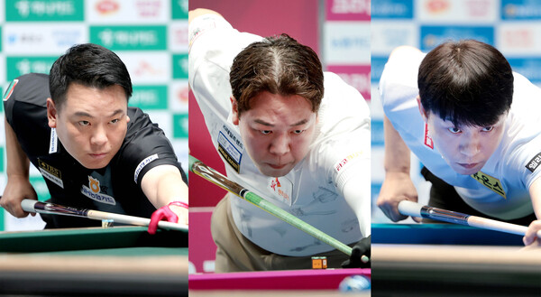 PBA 간판 <b>조재호</b>·<b>강동궁</b>·<b>최성원 64강</b> 진출…여자부 스롱 극적인 역전극...