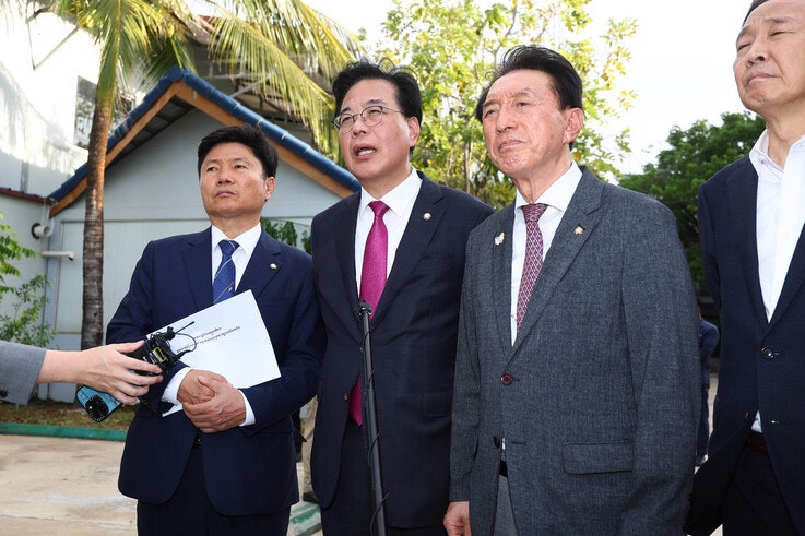 <b>송언석</b> “‘<b>캄보디아</b> 고문 사망’ 두 달 전 보고...조현, 관망했나 위증...