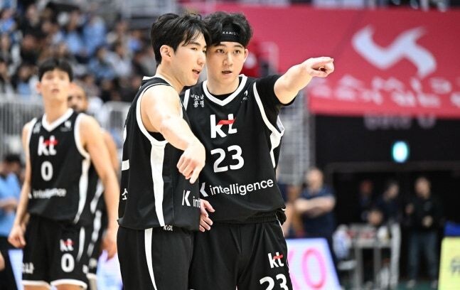 <b>문정현</b>, 더블더블 활약…프로농구 <b>KT</b>, <b>3연승</b> ‘공동 1위’