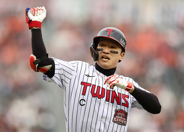 ‘1차전 공수 맹활약’ 박해민 “대전 팬들 원성, 딱 세 번만 더 듣겠다”