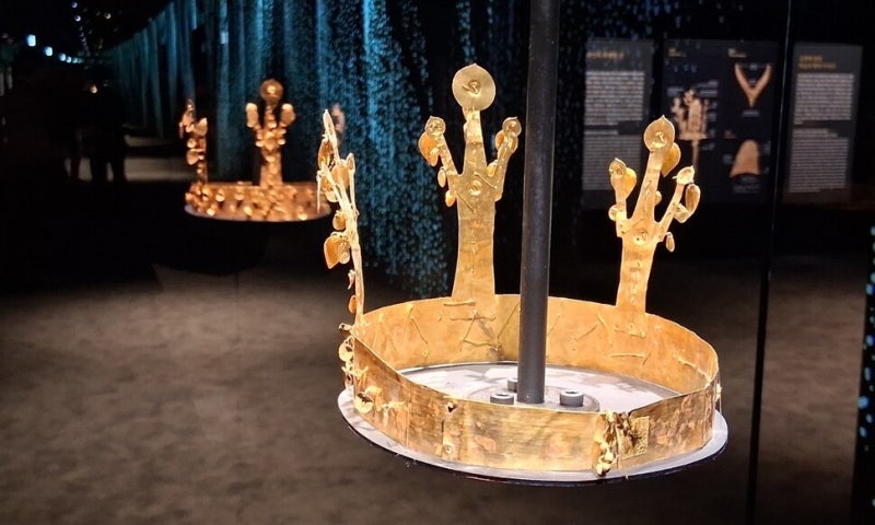 ‘천년의 광채’ 신라 금관 6점, 104년 만에 한데 모였다