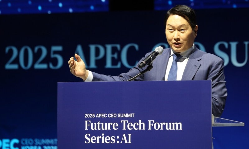 최태원 “AI 병목 푸는 시험대 될 것”…하정우 “필요한 곳 과감히 투자”