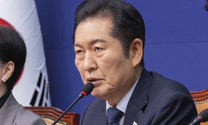 정청래 “‘이 대통령 마지막 시정연설’ <b>장동혁</b> 발언, 명백한 <b>대선</b> 불...