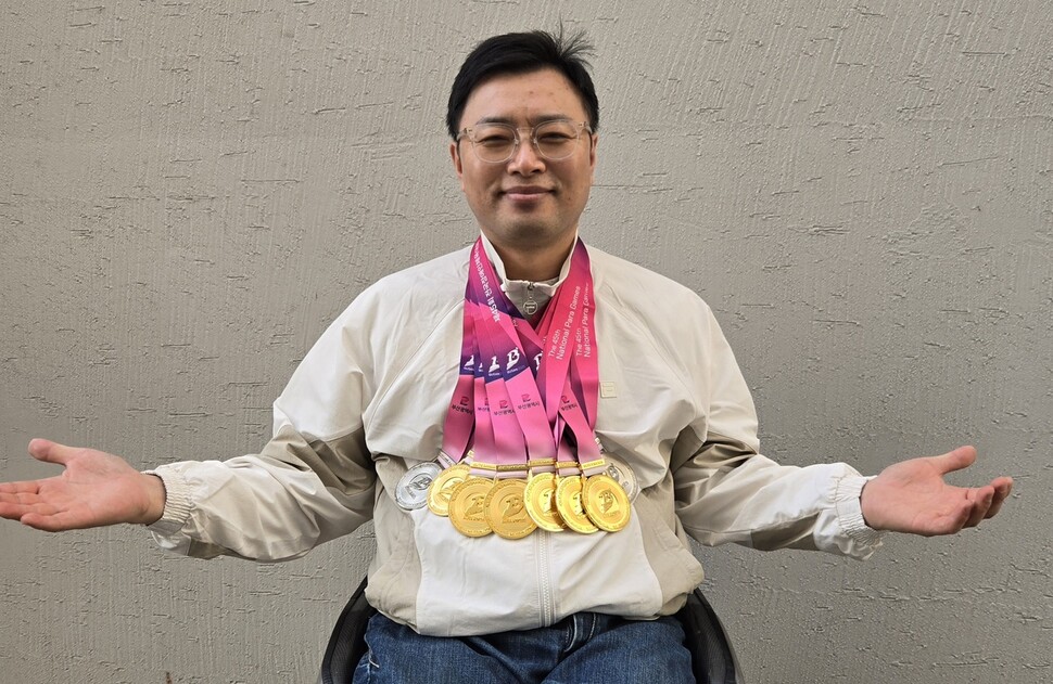 사격 6관왕 김정남, 전국장애인체전 MVP 선정