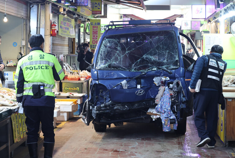 부천 시장 트럭 돌진 사고, 급발진 흔적 없다는 경찰 발표