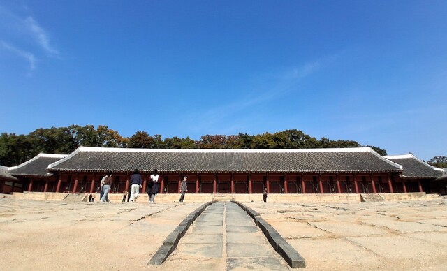 서울 종묘 정전 앞. 노형석 기자