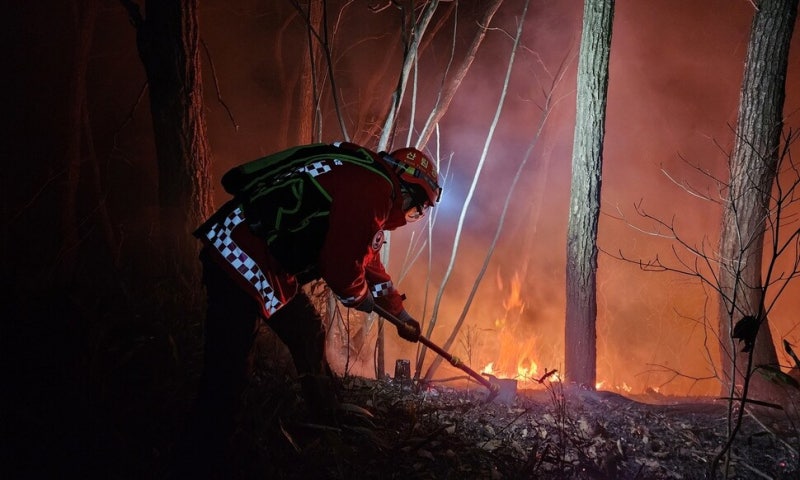 건조한 대기에 산불 잇따라…강원 영동·경북 동해안 ‘주의’