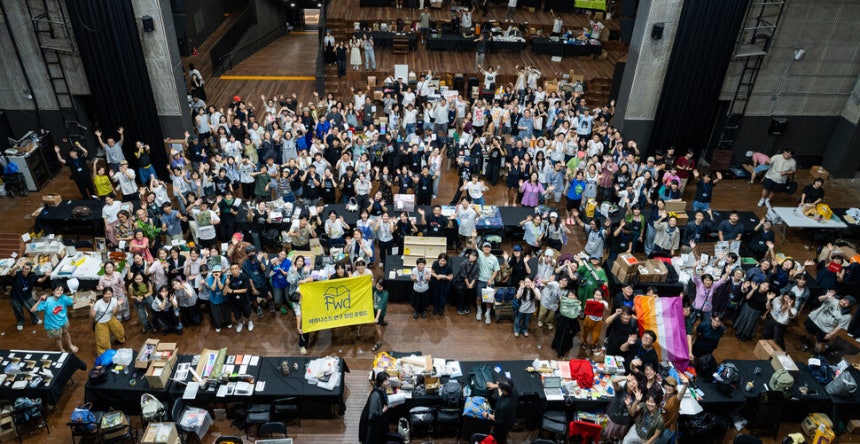 지난 8월30일부터 이틀간 군산시 나운동 옛 군산시민문화회관에서 연 제2회 군산북페어.1만명 가까운 인원이 몰리며 참가자들에게 호평을 받았다.군산북페어 제공