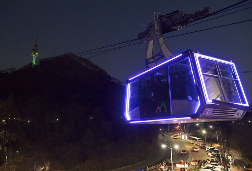 서울 중구 남산 케이블카. 연합뉴스 자료사진