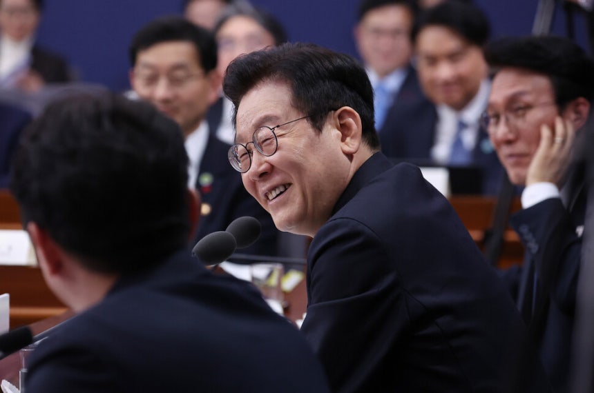 이재명 대통령이 지난 19일 정부서울청사 별관에서 열린 금융위원회·공정거래위원회 업무보고에서 발언하고 있다.연합뉴스