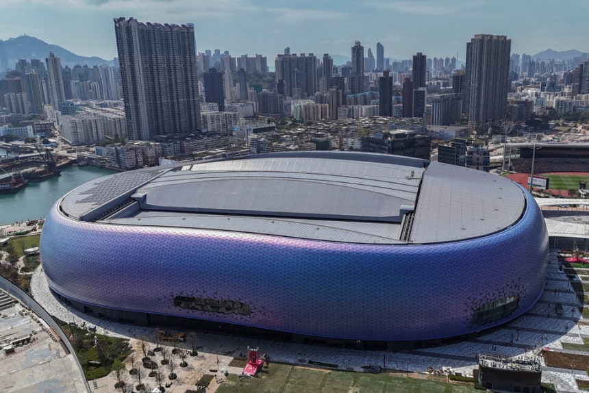 행사가 개최된 카이탁 스타디움은 2024년 개장한 5만 석 규모의 최신 복합 스타디움으로 처음부터 스포츠와 공연에 모두 최적화된 공간으로 설계됐다. REUTERS