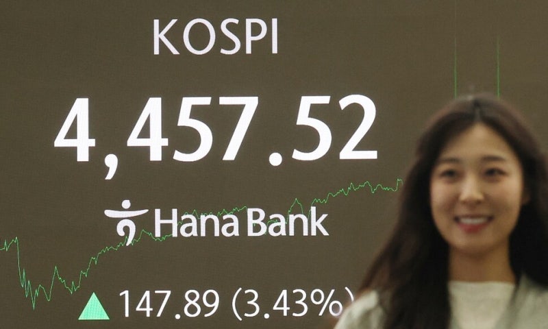 코스피 4457 또 사상 최고치…삼성전자 ‘5일간 24%’ 급등