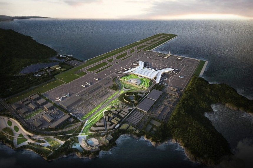 가덕도신공항 조감도.가덕도신공항건설공단 제공