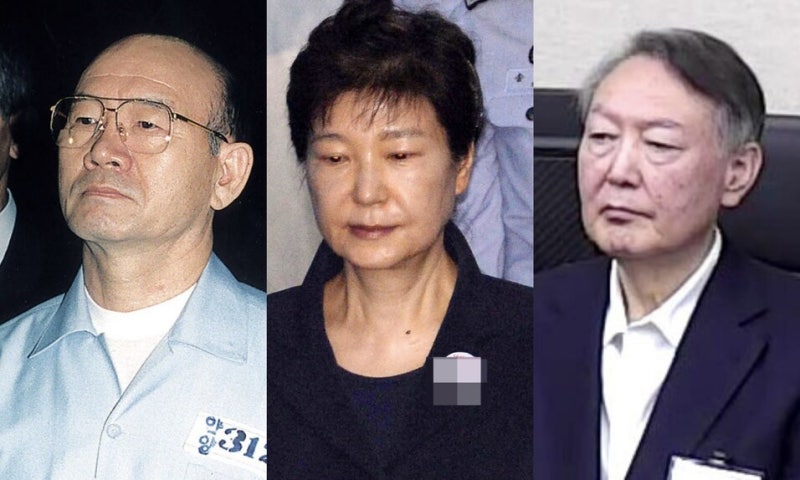 전두환·박근혜·윤석열…국힘 당사에 사진 걸라고?