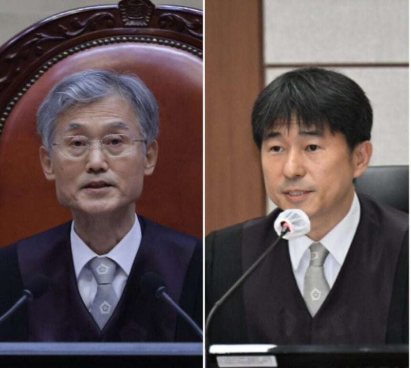 ‘내란 수괴’가 임명한 대법원장, 사퇴가 정상이다 [아침햇발]