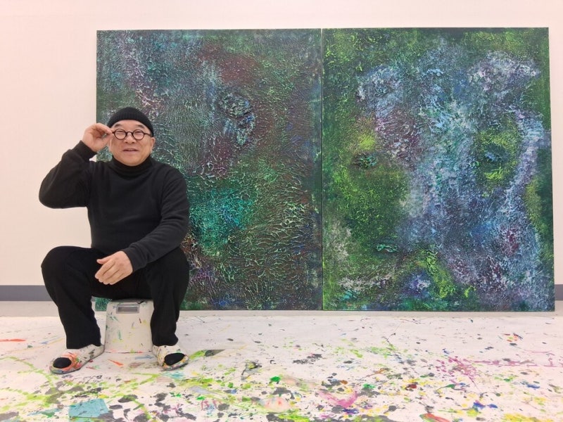 김수철, 붓을 들어도 천생 소리꾼 …첫 개인전 ‘소리그림’