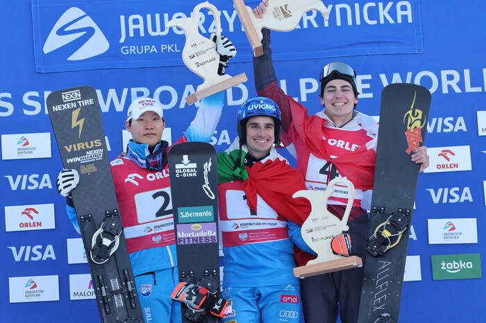 이상호, 올림픽 아쉬움 달랬다…스노보드 월드컵 폴란드 대회 준우승