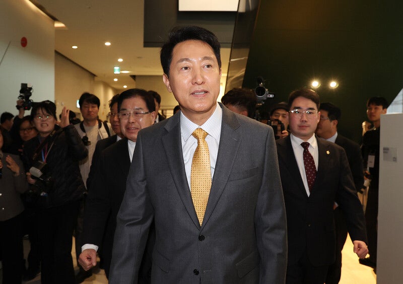 오세훈, ‘장동혁 2선 후퇴’ 압박 초강수…서울시장 추가 모집 ‘버티기’