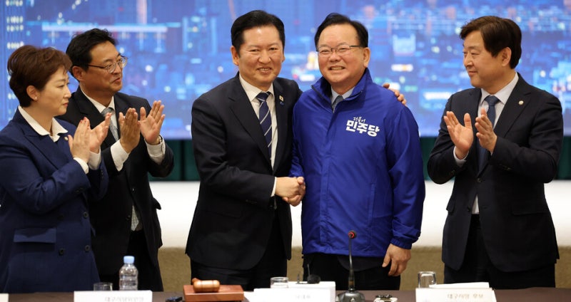 민주당 지도부 대구 총출동…“김부겸은 제2의 이재명·노무현”