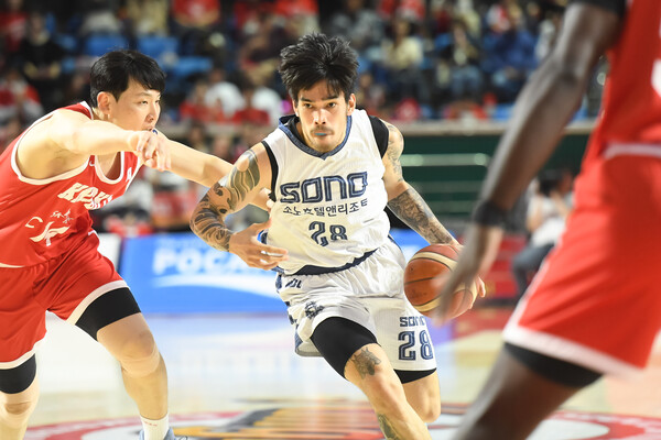 6강 PO 1차전은 소노의 시간…SK에 29점 차 대승