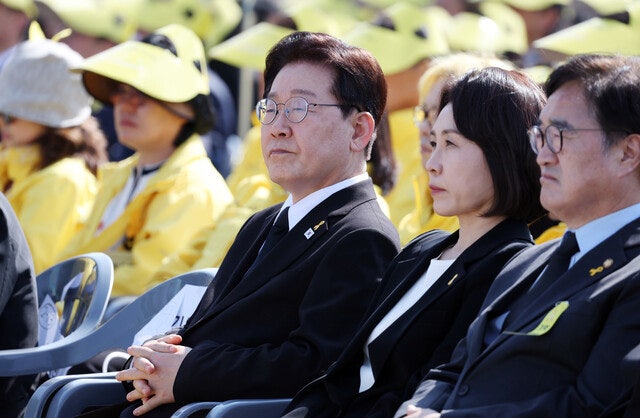 이 대통령, 세월호 기억식 참석…현직 대통령 최초