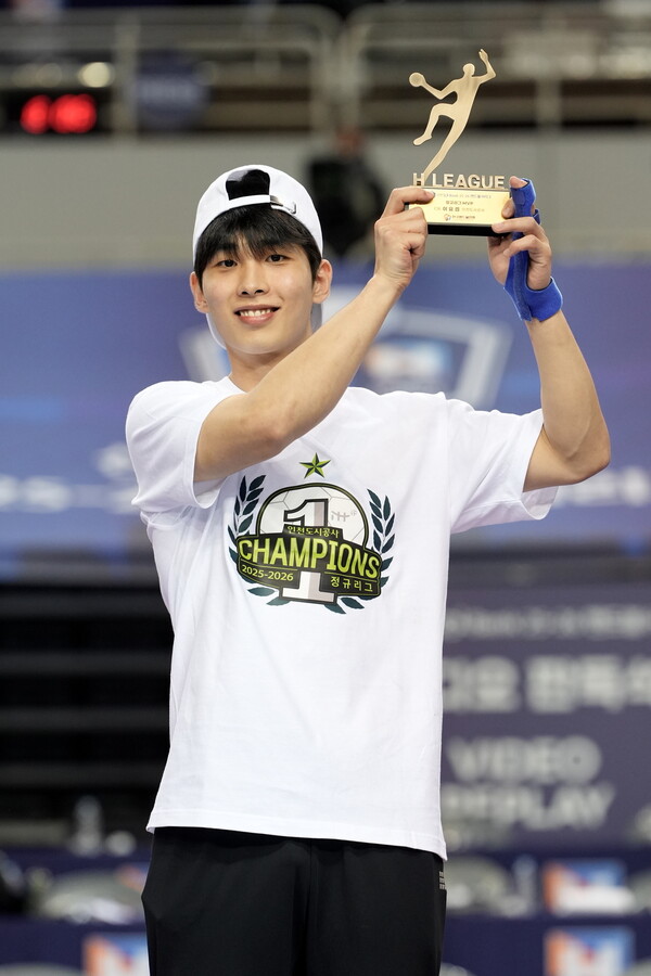 인천도시공사 이요셉, 핸드볼 H리그 정규리그 남자부 최우수선수