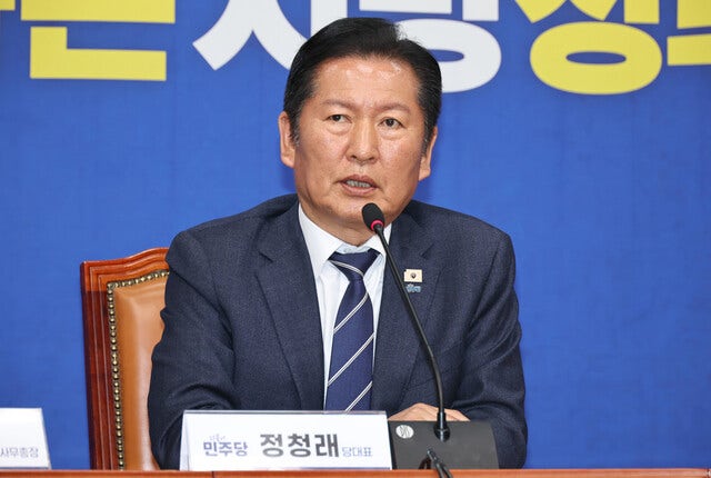 정청래 재보궐 공천 속도 “이광재, 핫플레이스에 검토”