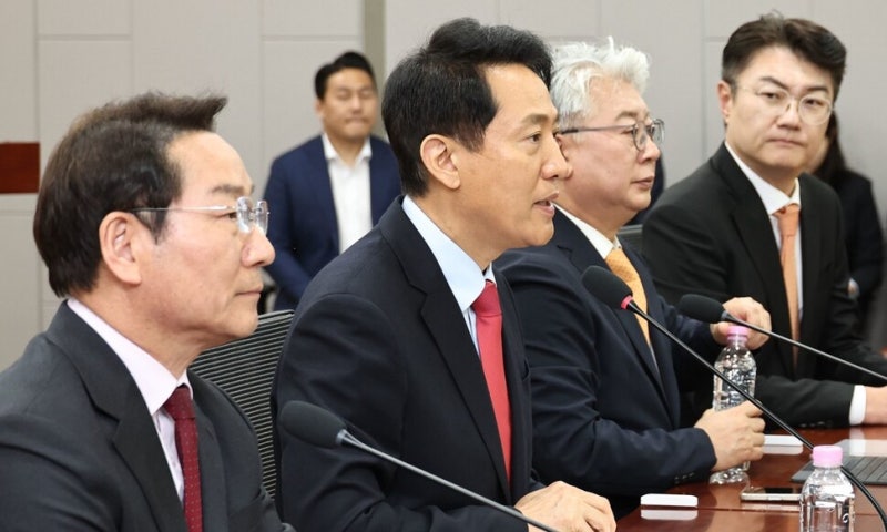 ‘야권 연대’ 자극한 조작기소 특검법…“민주 후보자들, 입장 밝혀라”