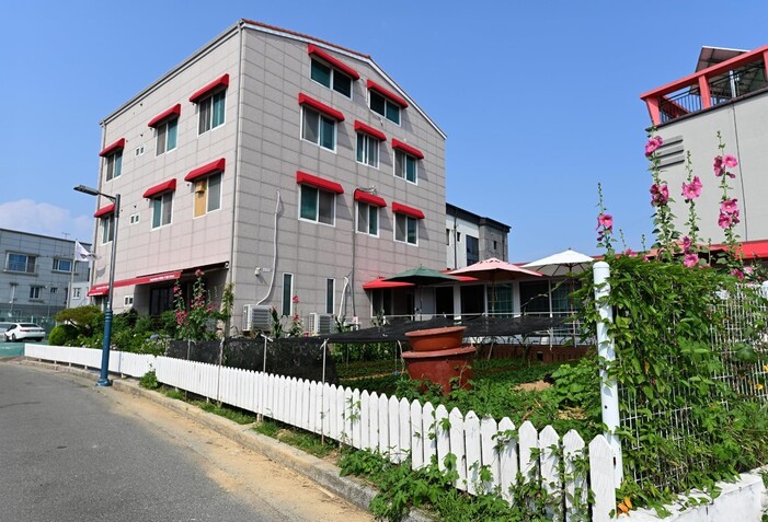 4층짜리 건물이 장대현중고등학교다. 장대현중고등학교 제공