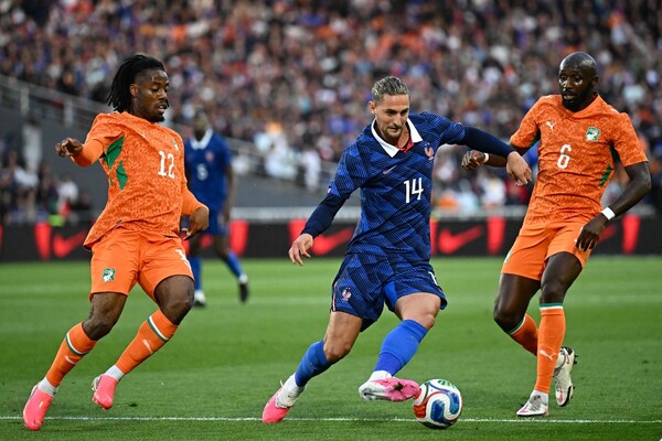 <b>코트디부아르</b>, ‘우승 후보’ 프랑스 잡았다…평가전서 2-1 승리
