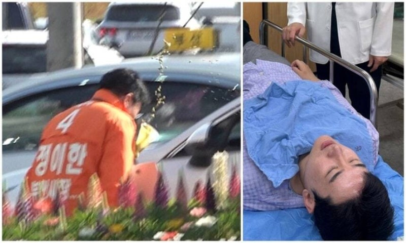‘피습 자작극 의혹’ 전 부산시장 후보 정이한 구속영장 청구