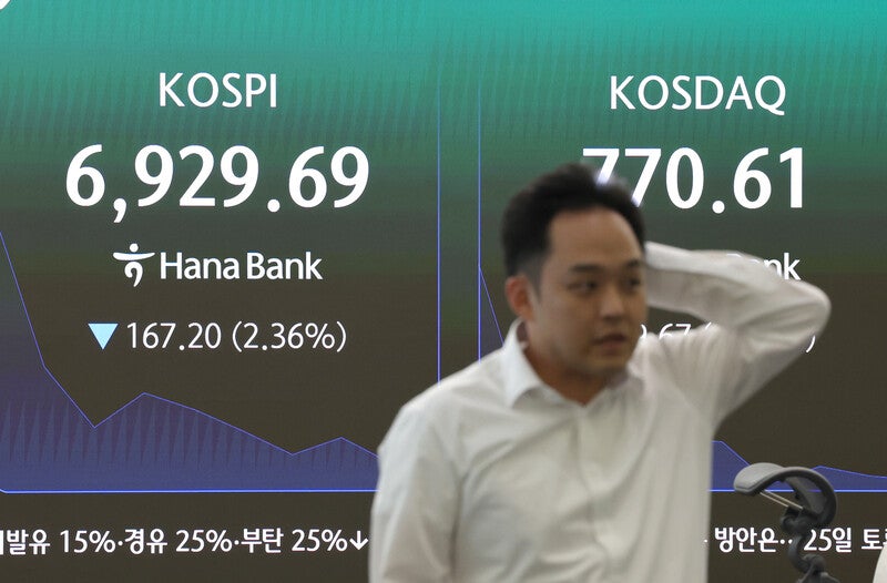 코스피 6700 붕괴에 매도 사이드카 발동, 지갑 꽉 붙잡아라
