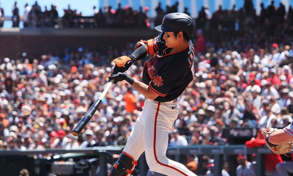이정후, 3점 <b>홈런</b>에 2루타까지…MLB 통산 100타점