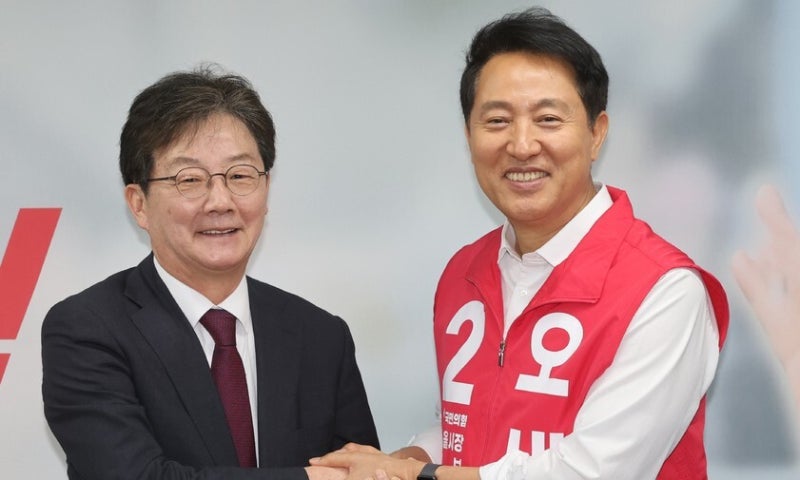 <b>유승민</b>, 오세훈과 만찬 회동…보수통합·당 혁신 논의